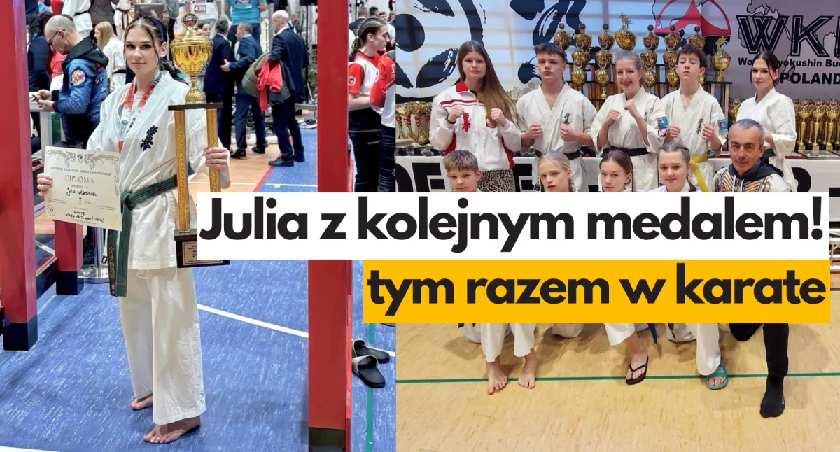 Julia Marciniak wicemistrzynią Europy w karate!