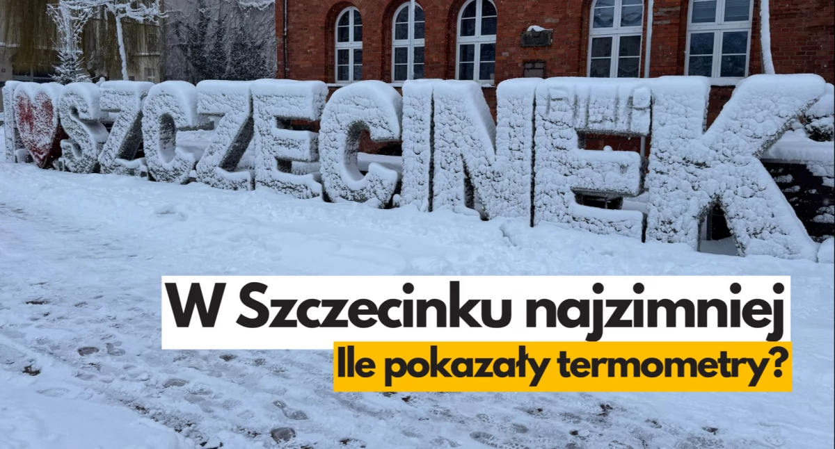 W Szczecinku znowu najzimniej w Polsce