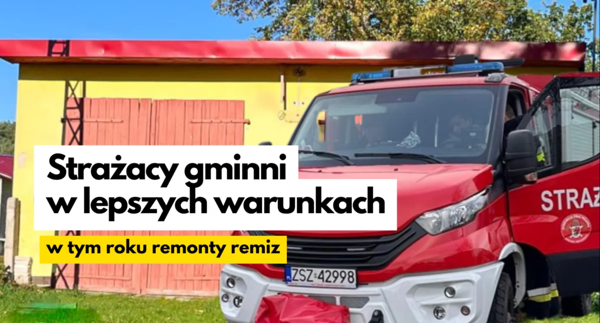 Rozbudowa remiz. W tym roku Drężno i Wilcze Laski 