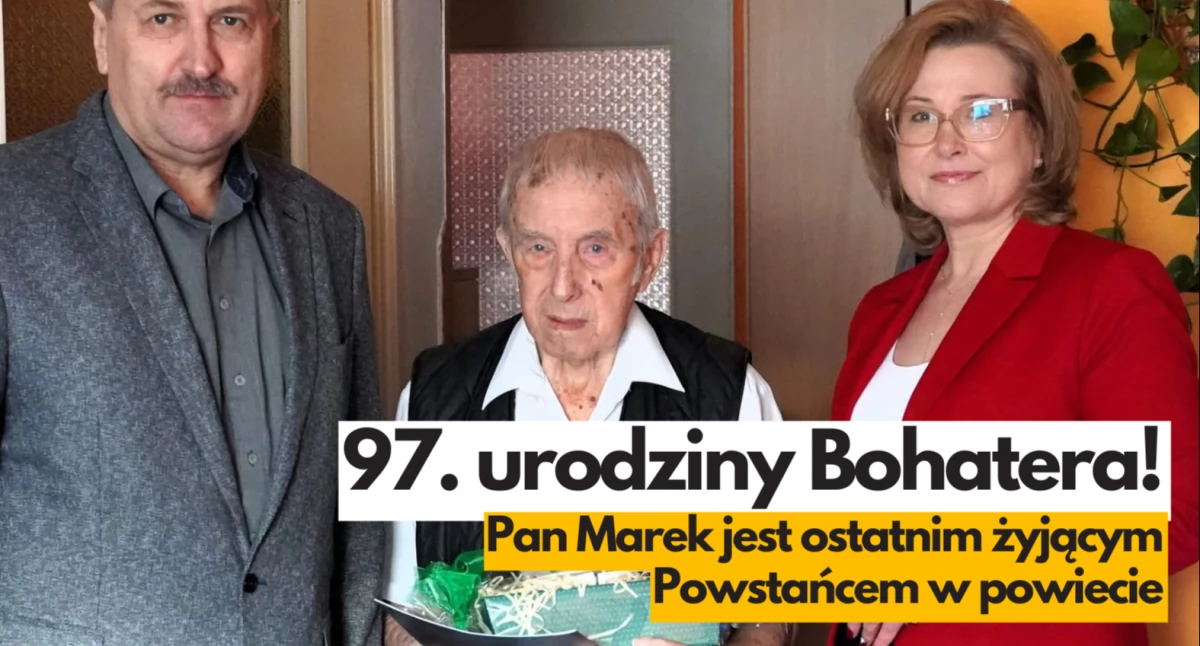Uczestnik Powstania Warszawskiego świętował 97. urodziny