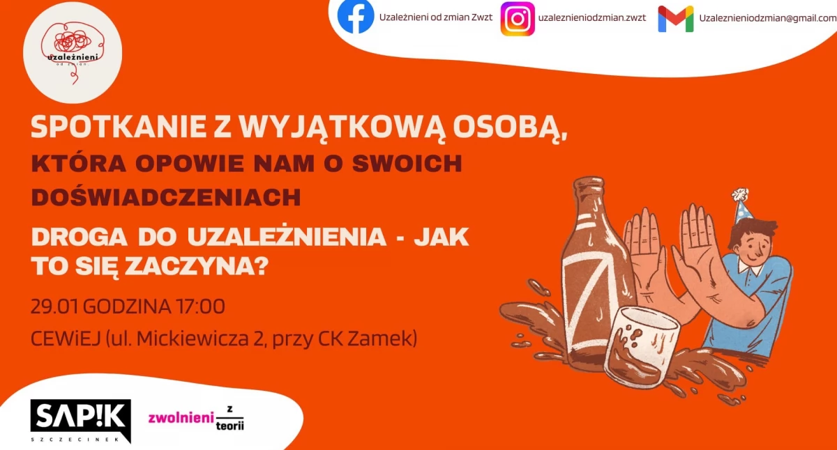 Młodzież edukuje o wyjściu z nałogów. „Uzależnieni od Zmian” zapraszają