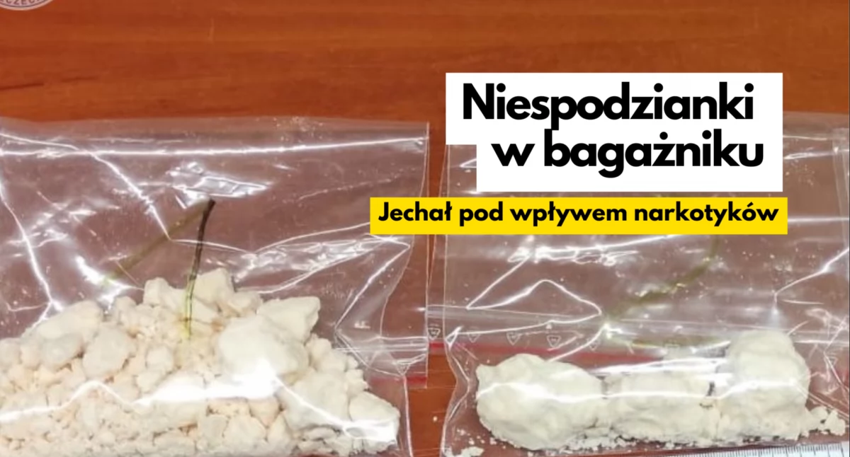 Prowadził po narkotykach, przewoził amfetaminę