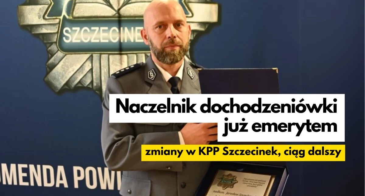 Naczelnik już młodym emerytem. Kolejne odejście w KPP Szczecinek