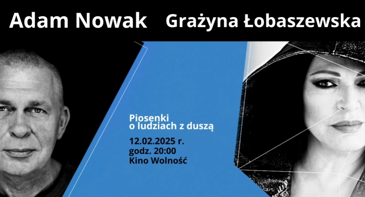 Adam Nowak, Grażyna Łobaszewska. Koncert w Szczecinku