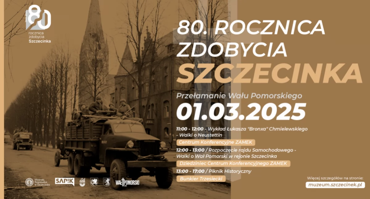 80. rocznica zdobycia Szczecinka. Zaproszenie 