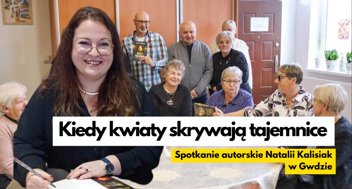 Żółty tulipan i mroczna tajemnica. Opowiadała o tym autorka thrillera