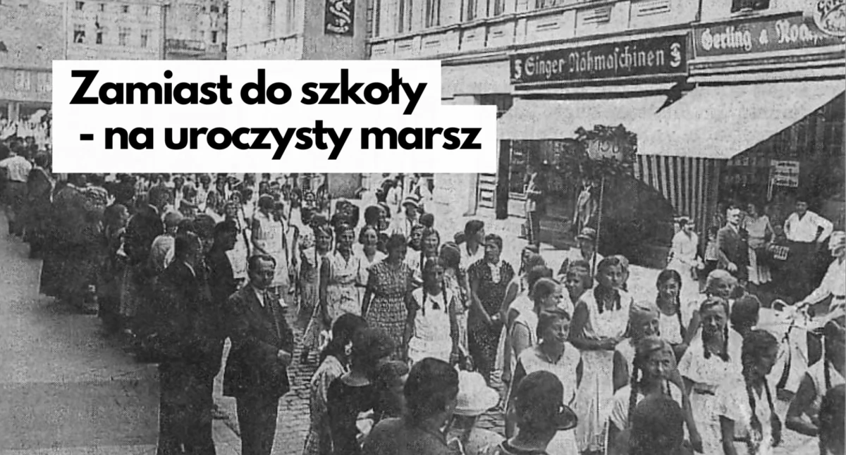 Ze sztandarami i pieśnią na ustach
