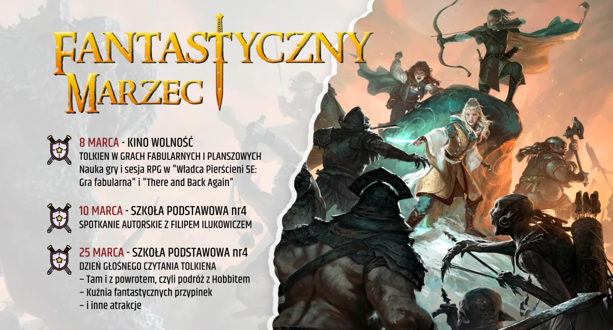 Fantastyczny Marzec w Szczecinku – Tolkien, RPG i literackie podróże
