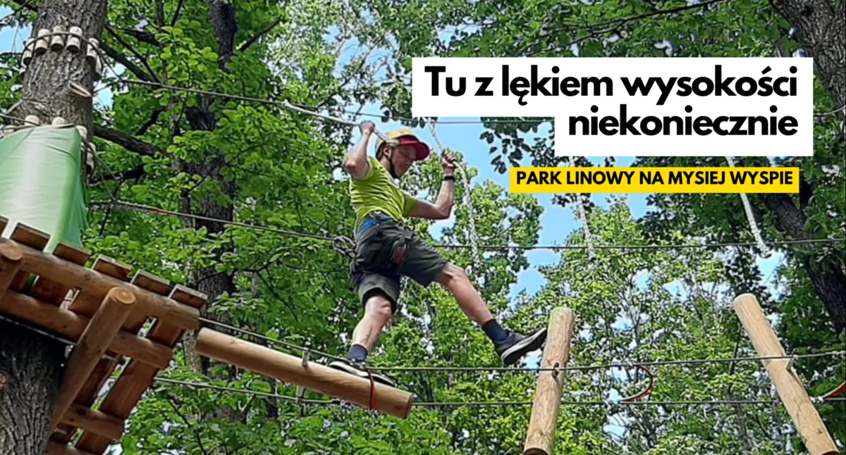 Nie na kąpiel, tylko na drzewo. Już wiadomo jaki park linowy na Mysiej