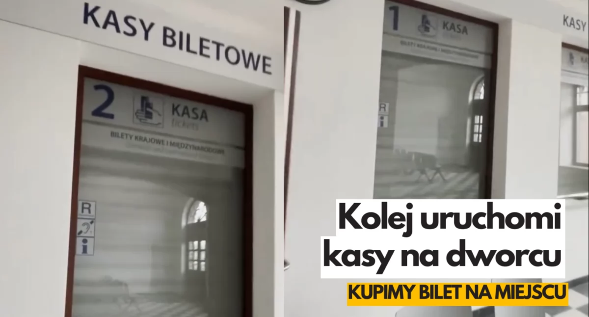 Kolej uruchomi kasy na dworcu w Szczecinku. Interweniowała miejska radna