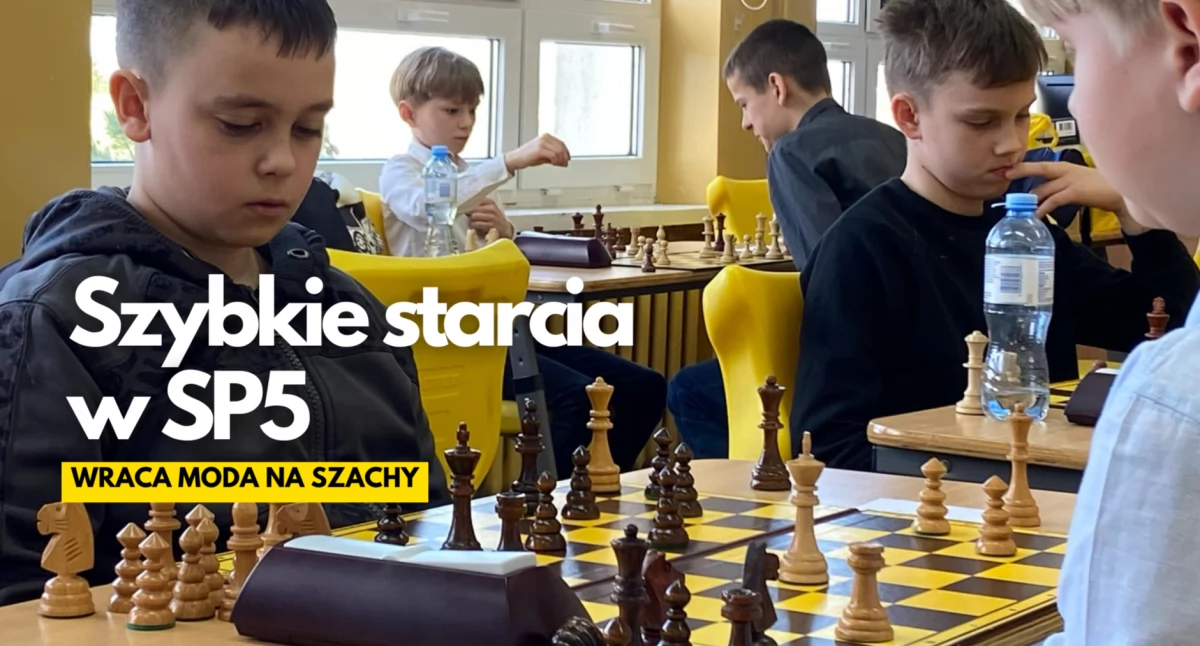 Szachowa rywalizacja w Szkole Podstawowej nr 5. Szachy znów w modzie