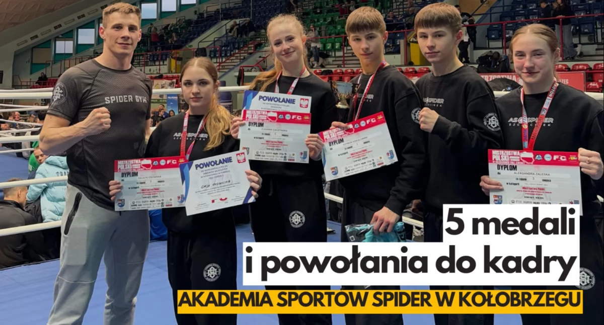 Medale i powołania do kadry. Spider Szczecinek na Mistrzostwach Polski