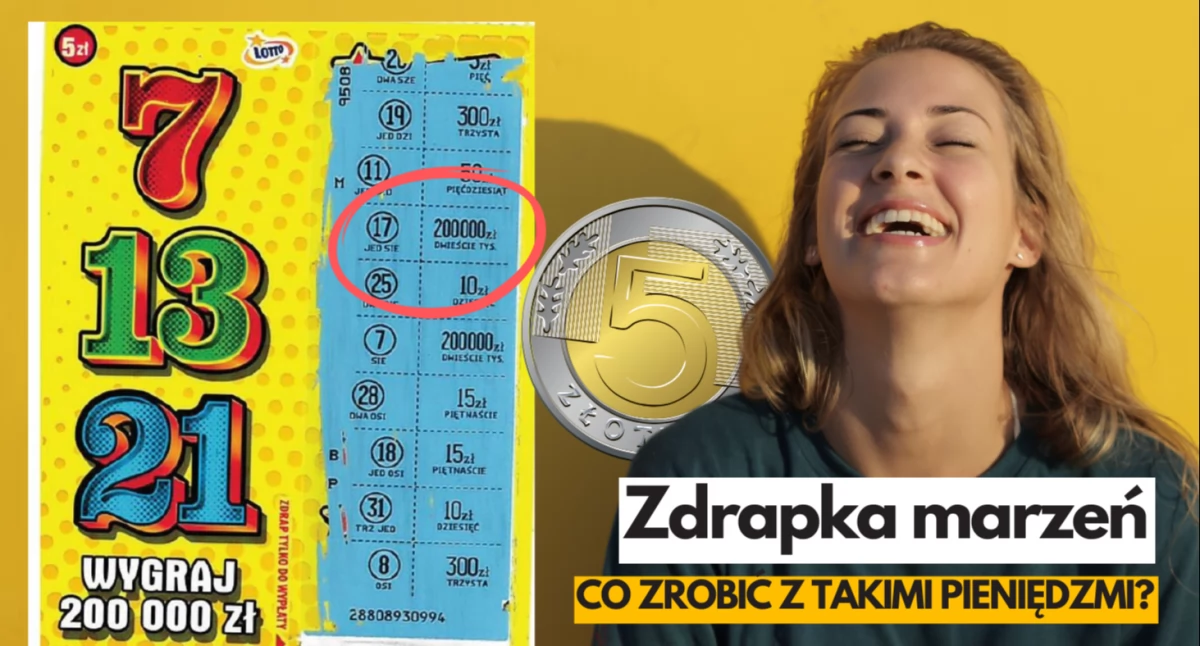 Takich pieniędzy się nie spodziewał! Szczęście za 5 złotych