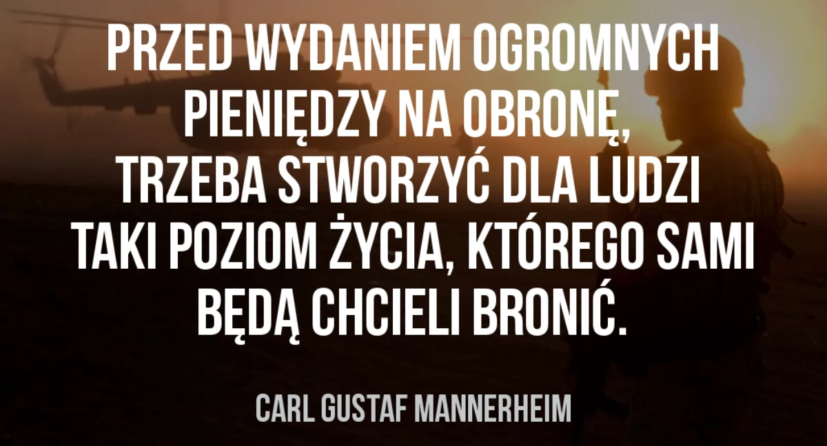 K. Serafiński: Czy chcemy ginąć za Polskę?