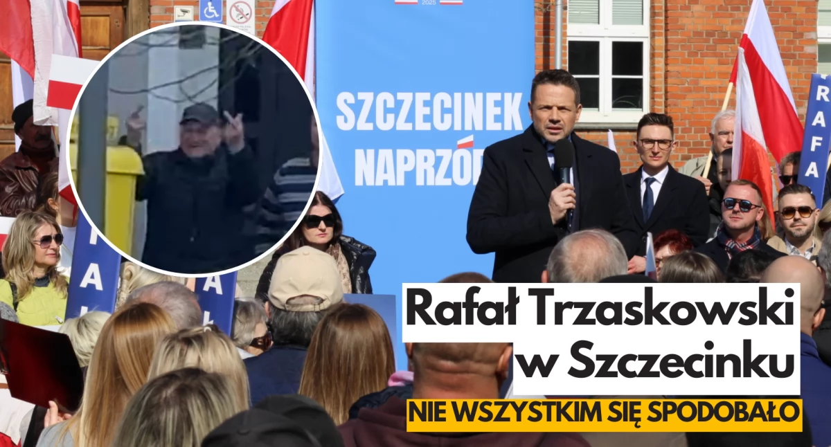 Trzaskowski w Szczecinku. „Rafał! Rafał! Rafał!”