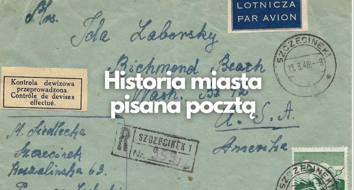 Stemple, znaczki, archiwa, zapiski. Szczecinek na papierze z pieczątką