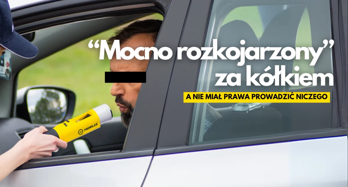 „Mocno rozkojarzony” jeździł po mieście. Bez papierów