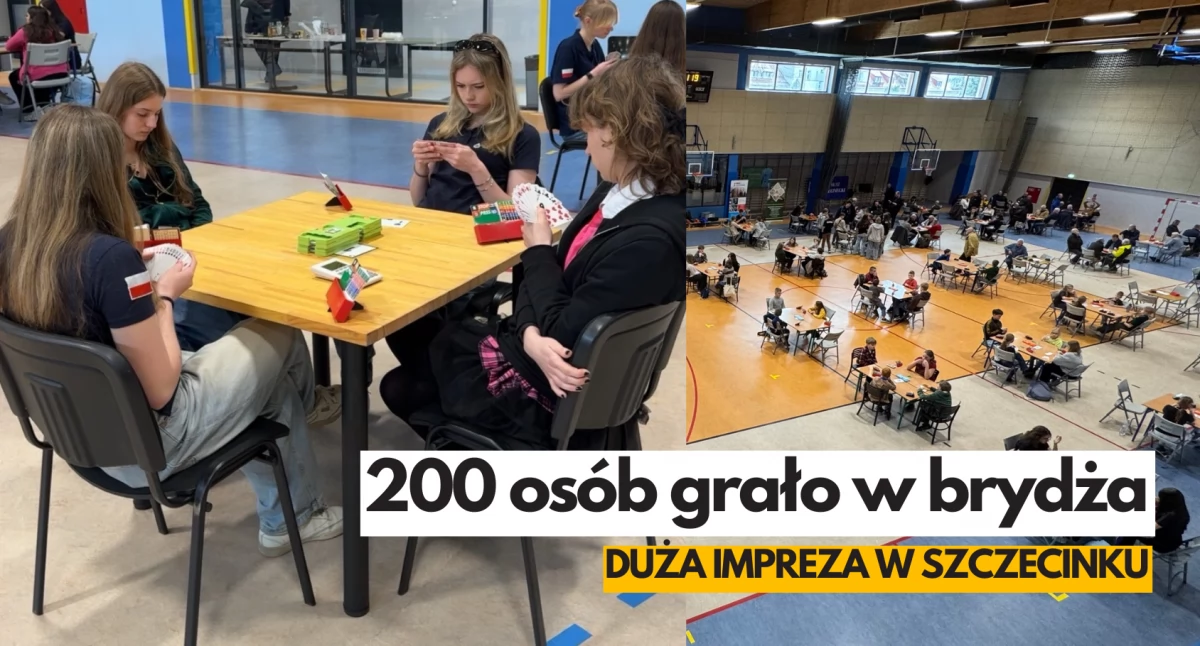 Uczniowie zarażeni brydżem. W Szczecinku spotkała się cała Polska
