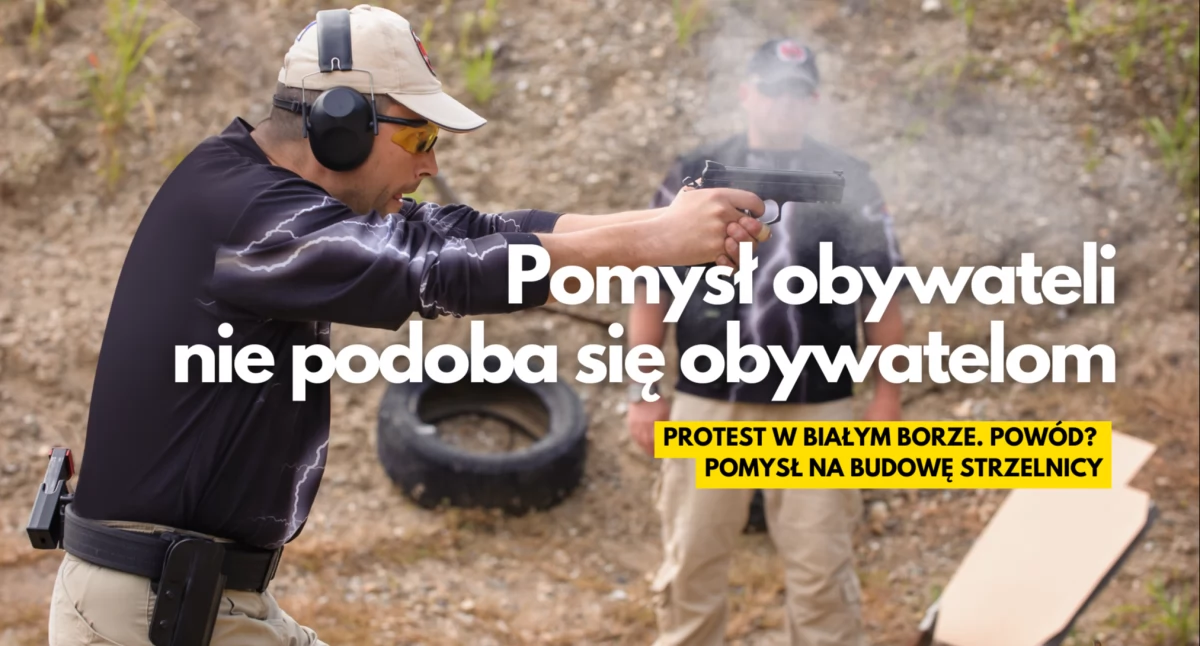 Strzelnica dzieli Biały Bór. Burmistrz: „Wpędzanie ludzi w strachy najbardziej cieszy Kreml”