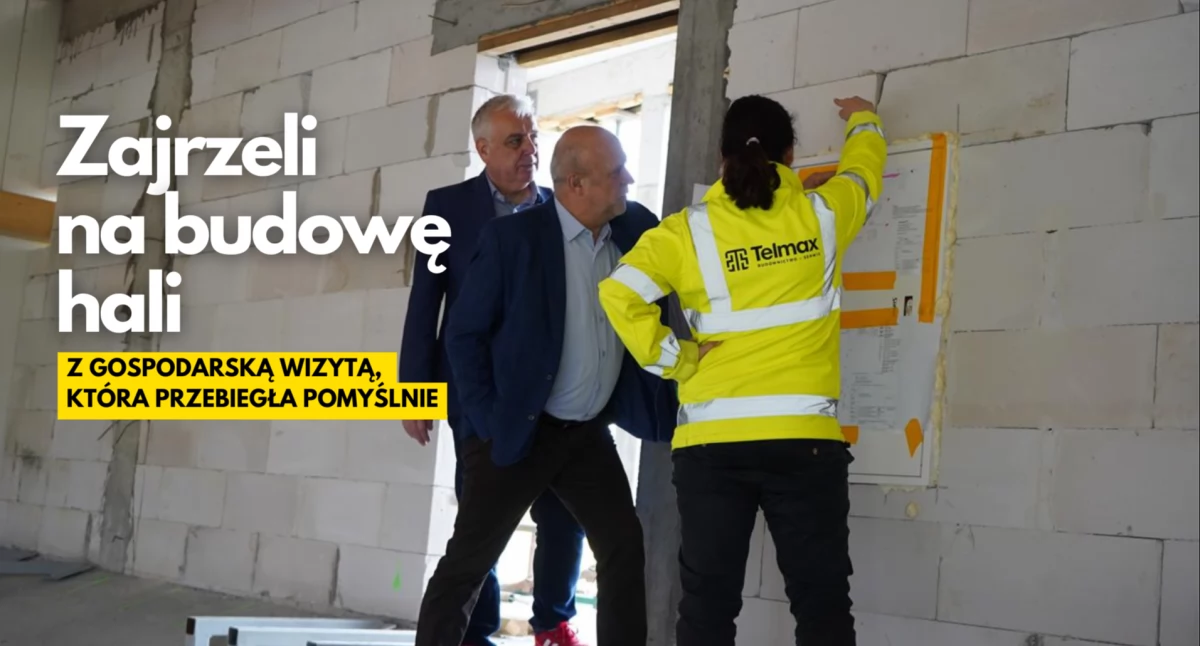 Oficjalna inspekcja budowy hali sportowej przy SOSW w Szczecinku. Oczywiście, pomyślnie
