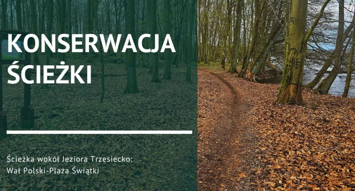 Trzesiecko chwilowo nie dookoła. Ścieżka zamknięta z powodu remontu