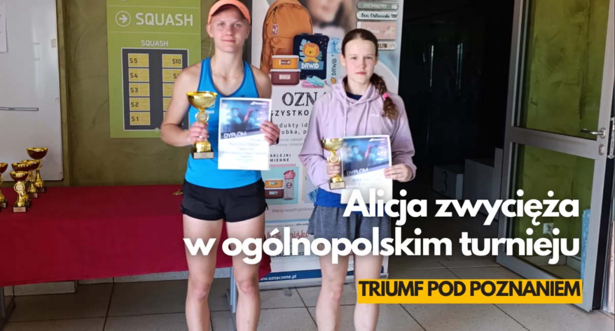 Alicja Szweda najlepsza w ogólnopolskim turnieju tenisowym