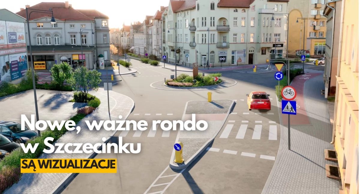Niedługo rondo zamiast świateł. Są wizualizacje