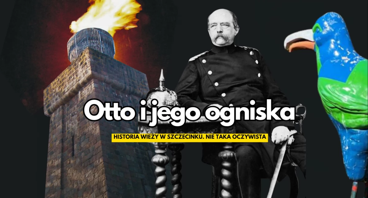 To tu Bismarckowi na urodziny robili ognisko. Na samym szczycie 