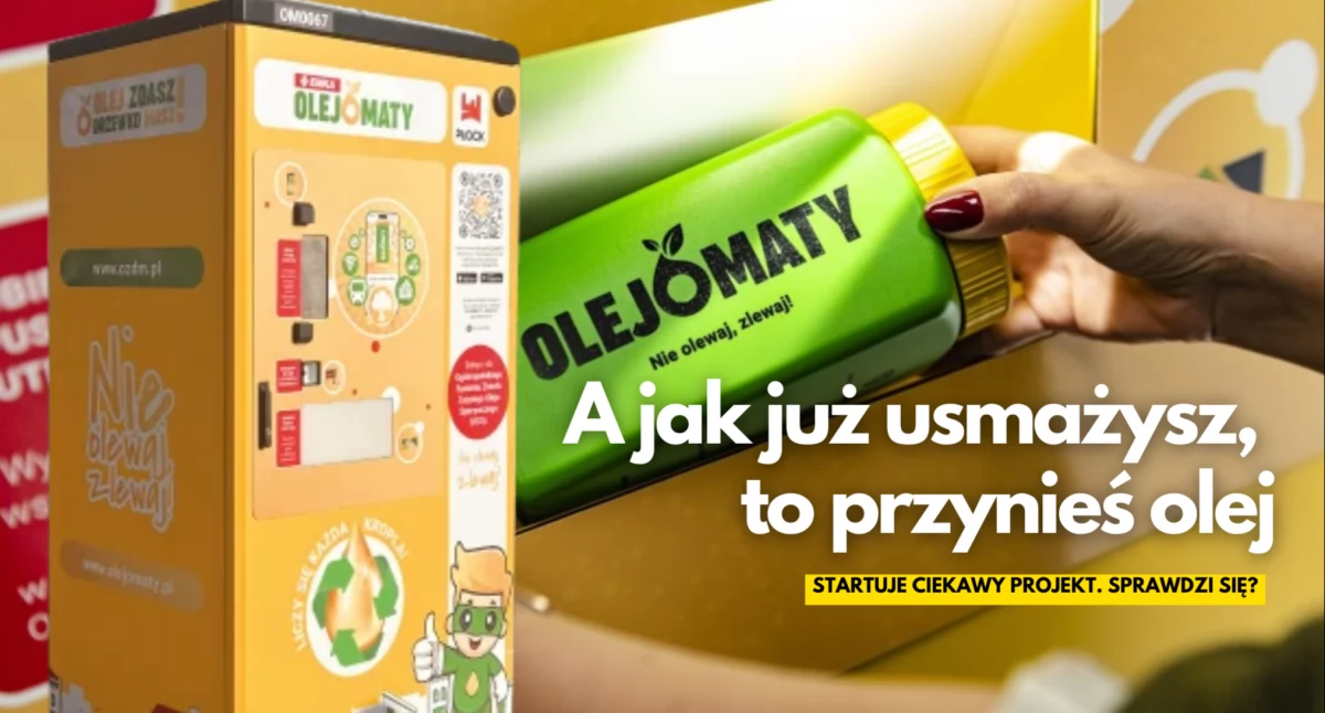 Olej po frytkach? Nie do ścieku. Szczecinek przetestuje pierwszy olejomat