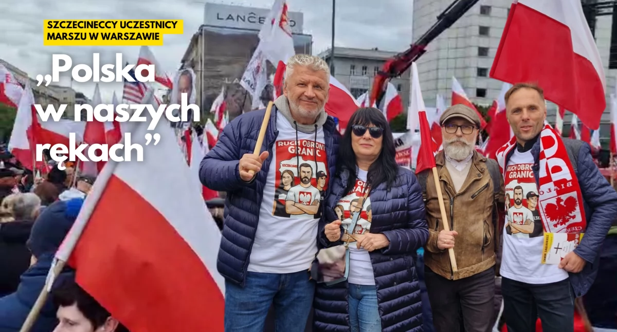 „Nie chcemy migrantów z Niemiec”. Szczecinek w Ruchu Obrony Granic