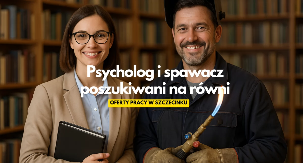 Psycholog na 15/20 etatu i monter w delegacji. Oferty pracy w Szczecinku