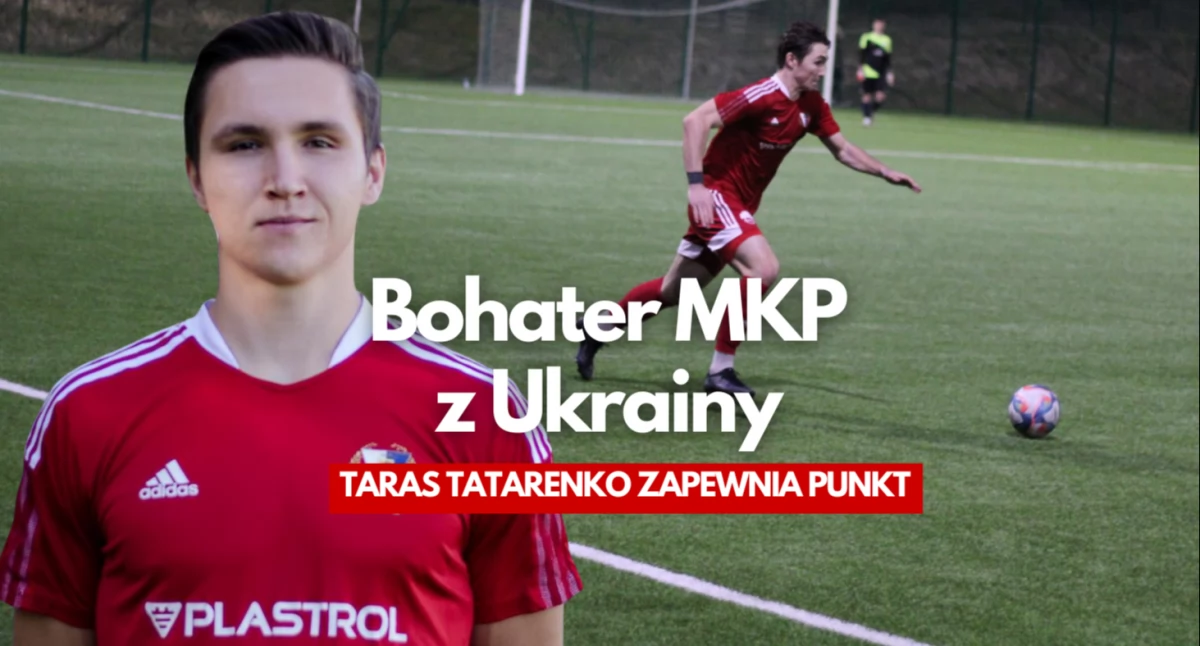 Dwa gole Tarasa Tatarenko dają punkt MKP Szczecinek