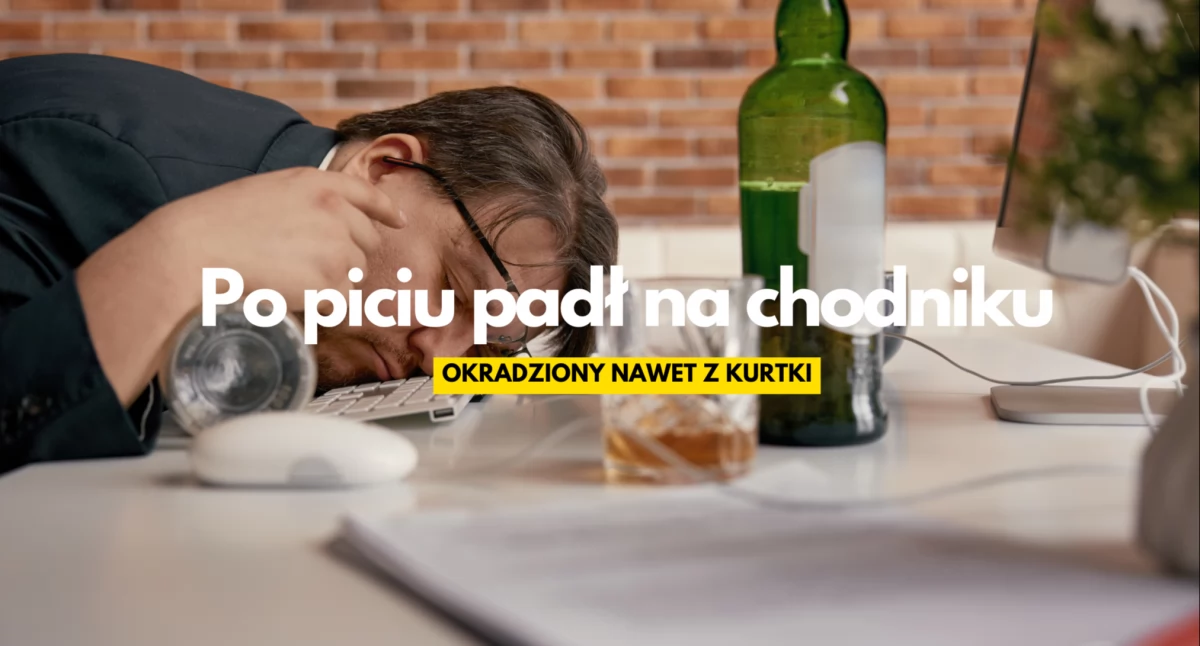 Zabrali mu zegarek, kartę i obrączkę. Potem miłosiernie wezwali pomoc