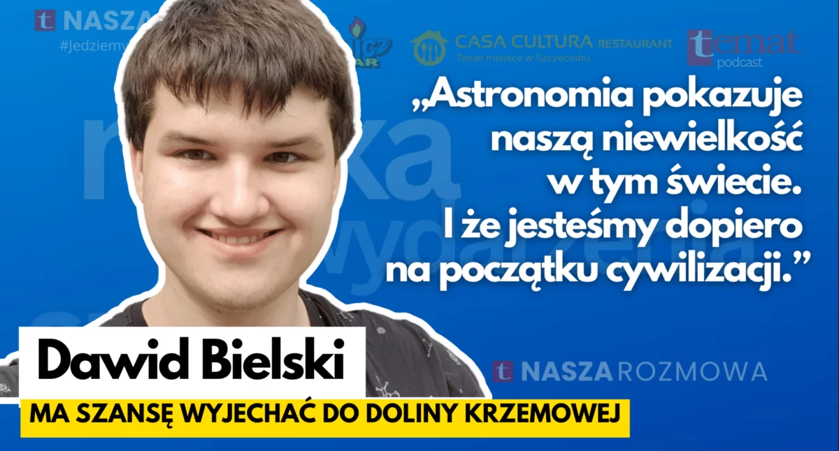 Dawid Bielski z Doliną Krzemową na wyciągnięcie ręki. Zbiera Wasze głosy