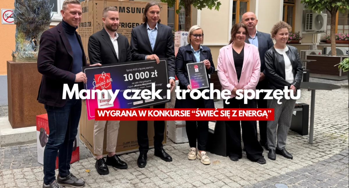 Szczecinek z voucherem od Energa. Pieniądze na rzeczy dla potrzebujących