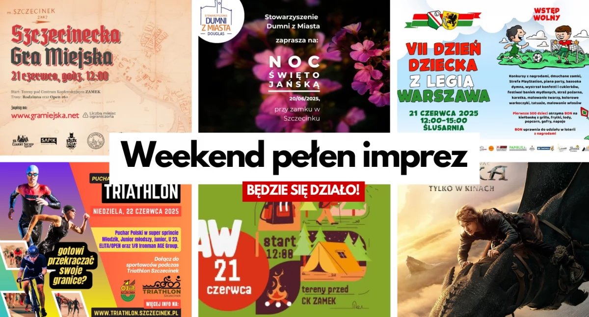 Cóż to będzie za weekend! Plan imprez w Szczecinku