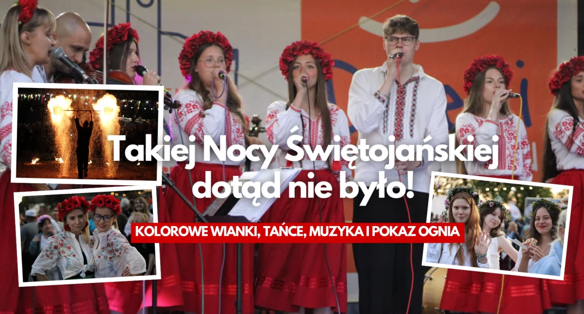 Kolorowe wianki, tańce, śpiew i ogień! Noc Świętojańska w Szczecinku!