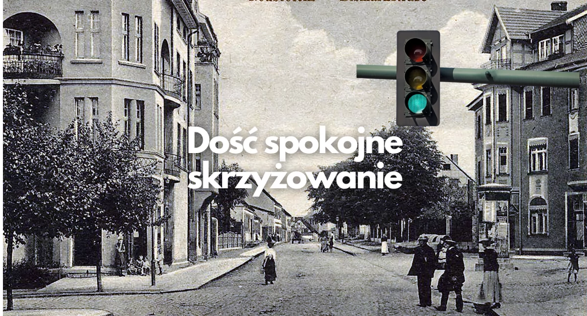 Dość spokojne skrzyżowanie