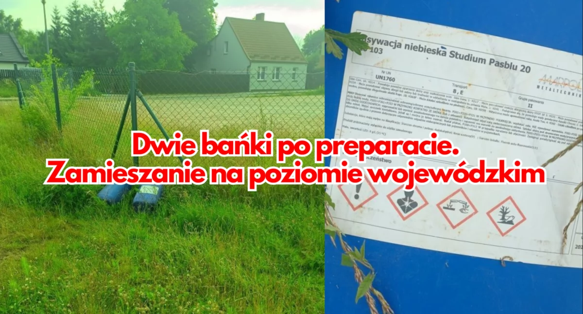 Dwa kanistry na Targowisku. W akcji chemicy Koszalina, w środku... woda