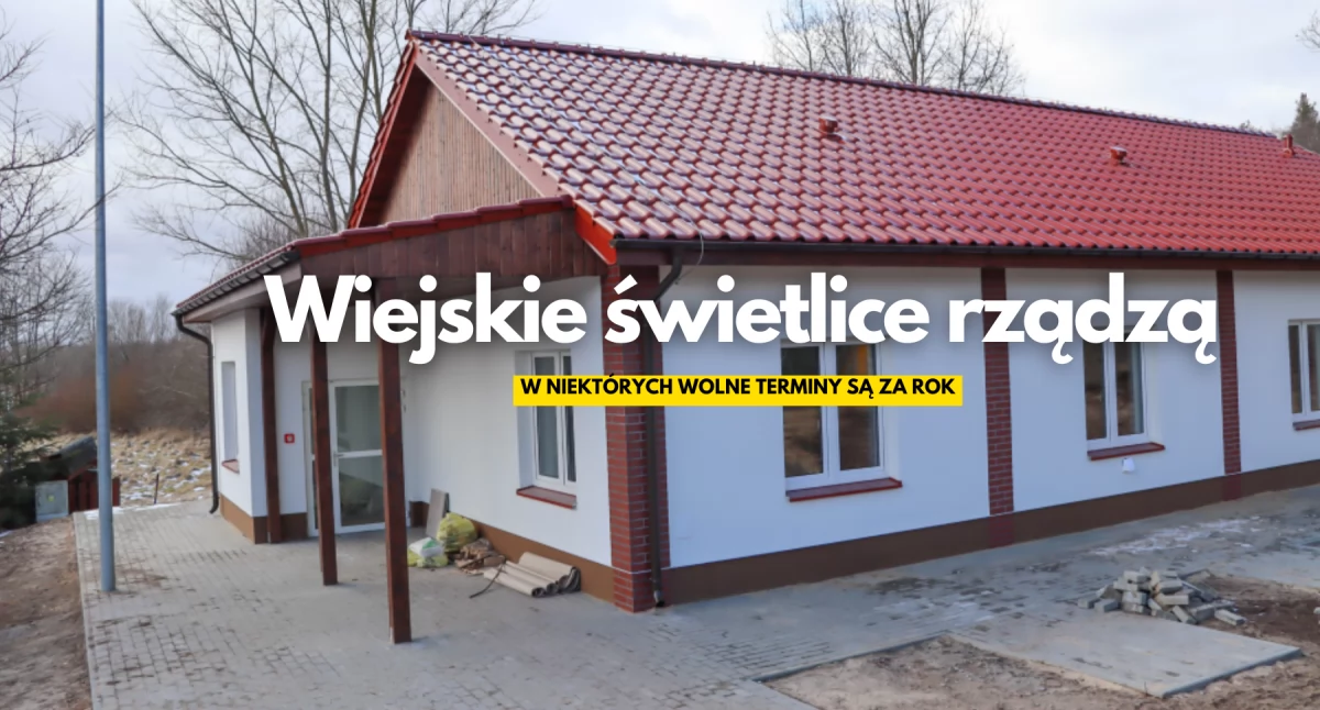 Świetlice wiejskie w gminie Szczecinek przeżywają oblężenie. Wójt: 