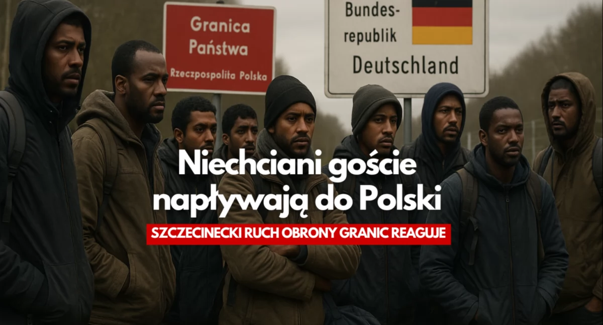 Niechciani goście napływają do Polski. Szczecinecki Ruch Obrony Granic reaguje