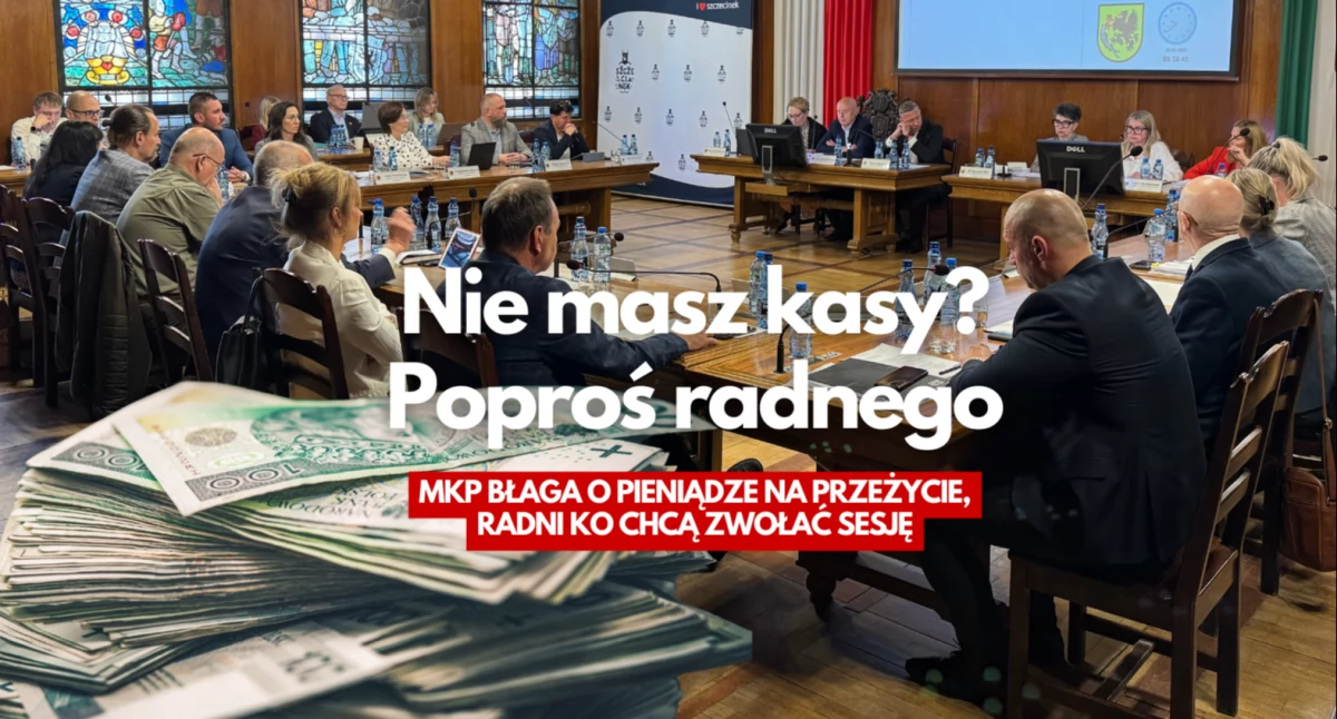 MKP błaga o kasę, radni KO już się dogadali. Będzie nadzwyczajna sesja?