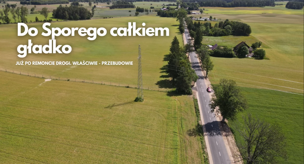 Przebudowa drogi w Sporem. Powiat skończył, gmina rozpocznie