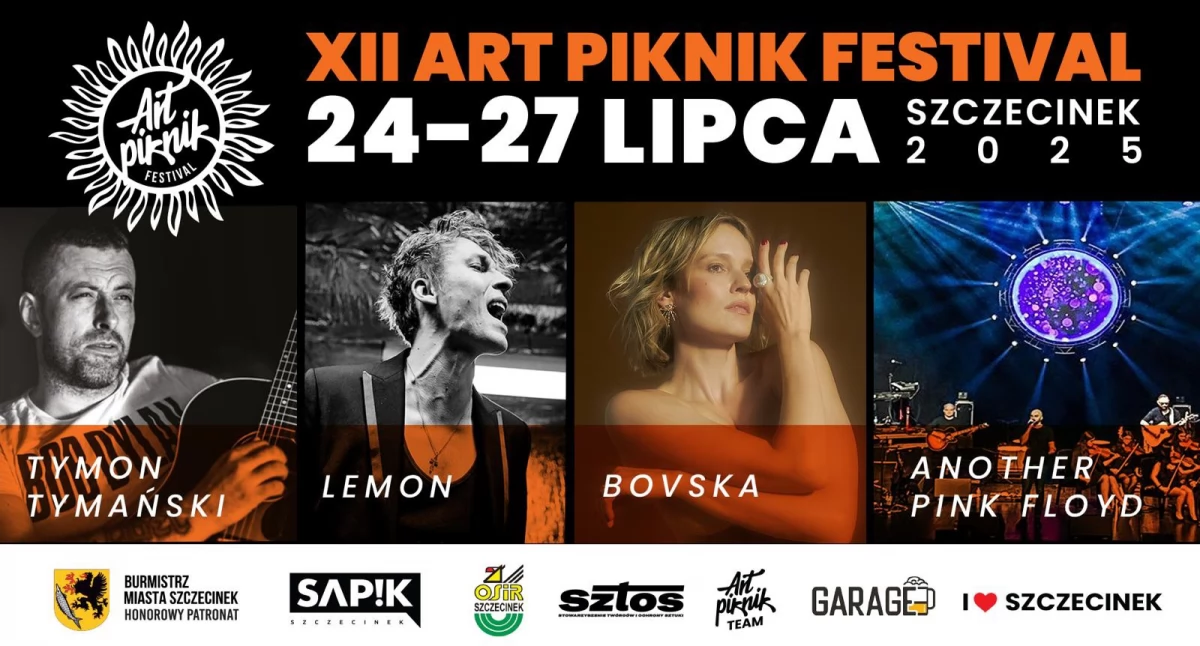 Art Piknik w Szczecinku. Tymon Tymański, Lemon i Bovska zagrają pod zamkiem. Potem afterparty