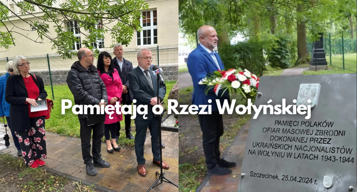 O Wołyniu - pamiętają. Skromne uroczystości przy obelisku