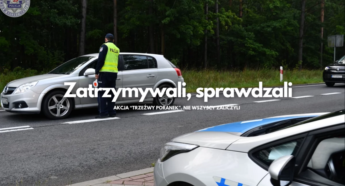 Pół promila na dzień dobry. Łapanka policji, wpadła trójka kierowców