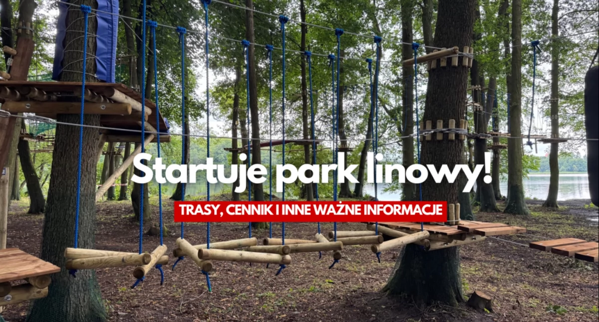 Rusza park linowy na Mysiej Wyspie. Znamy trasy i cennik!