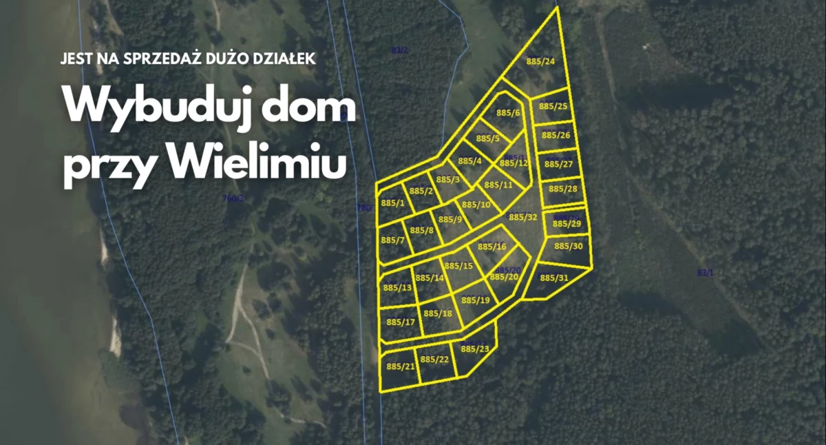 Ekstra działki nad Wielimiem do wzięcia. Gmina sprzedaje 31 parceli budowlanych