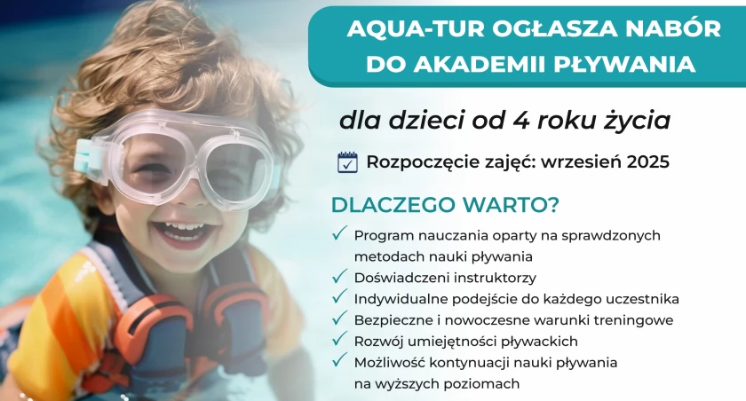 Akademia Pływania AQUA-TUR zaprasza do zapisów na nowy sezon!
