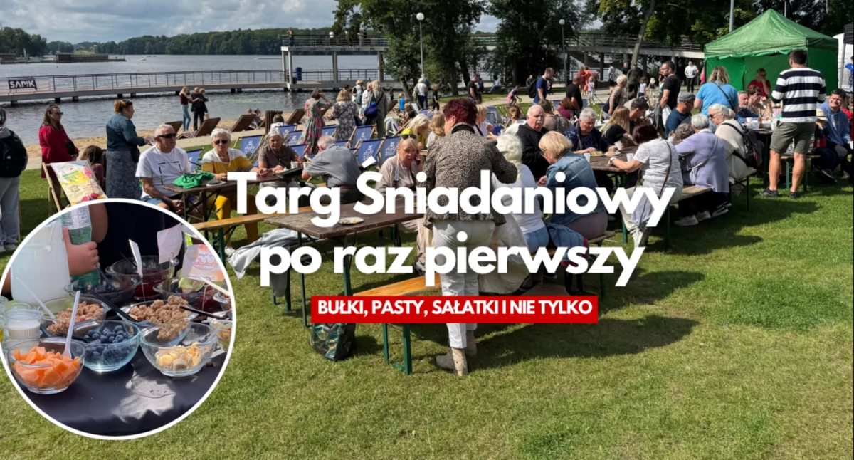 Pyszne śniadanko na świeżym powietrzu. Tak było w sobotę pod zamkiem